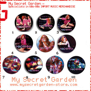 Madonna - Confessions On A Dance Floor Pinback Button Badge Set 1a or 1b( or Hair Ties / 4.4 cm Badge / Magnet / Keychain Set )